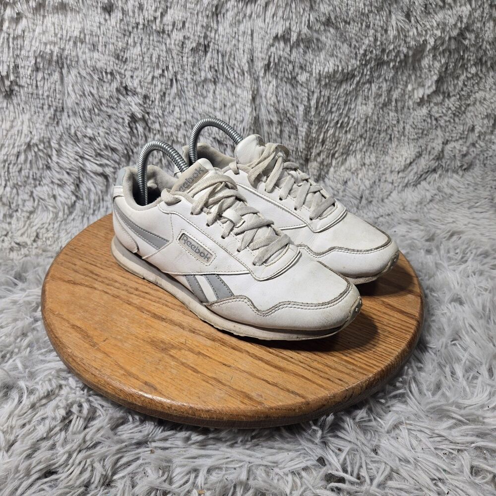 Y2K Reebok Royal Foam Lite Womens White Leather Low Athletic Sneaker Size 8M